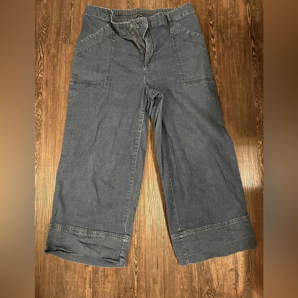Joe Fresh wide leg capris EUC